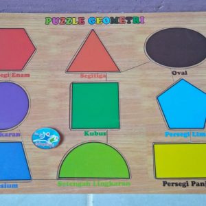 Mainan Edukasi Puzzle Geometri